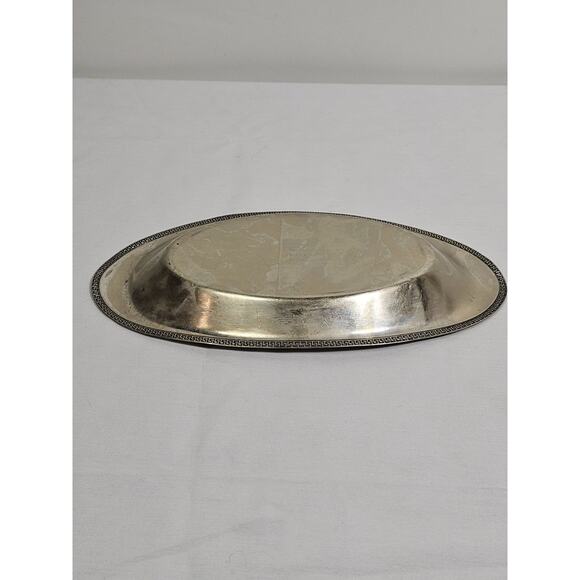 BRS Sheffield Apollo Nickel Silver Tray #3198 - Vintage Made In USA - Picture 8 of 14